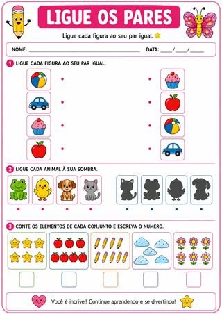 Ligue os pares